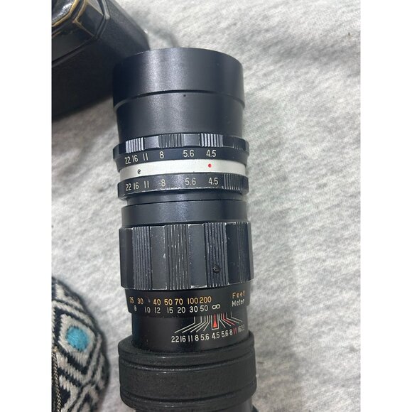 Mamiya/Sekor 1000 DTL Film Camera Sekor Auto 200mm 1:4.5 Lens Camera Case - Picture 13 of 16